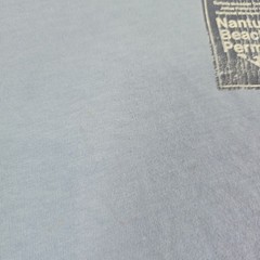 Nantucket Beach Permit Shirt Lot 2 Men L Blue White Coastal Nautical 2013 & 19