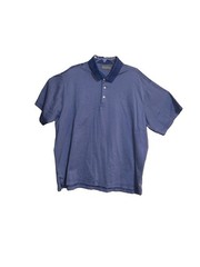 David Cremieux Purple & White Polo Type Golf Shirt Size 2X