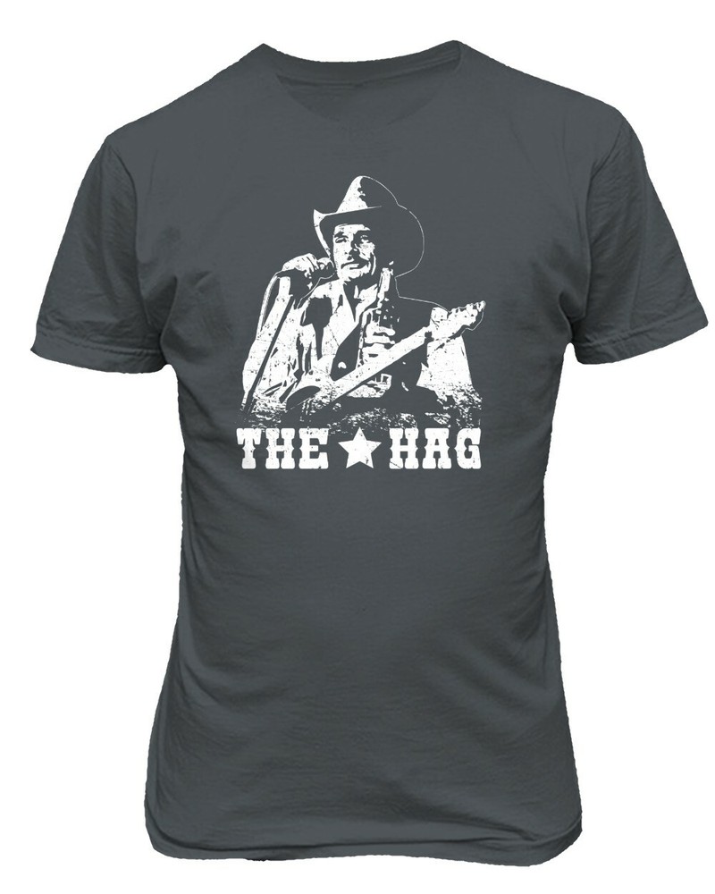 Merle Haggard Vintage Country Music Outlaw Redneck Concert Band Men’s T-Shirt