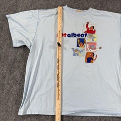 Vintage Fat Albert Shirt Mens XL Blue Platinum FUBU Cartoon Tee Hip Hop 2000s