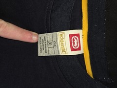 Ecko Unltd Navy Blue Graphic Logo Crew Neck Long Sleeve T-Shirt Men’s XL
