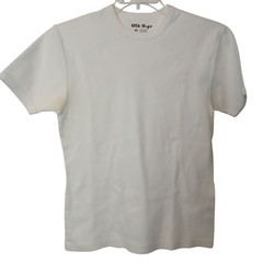 Old Rye Mens Medium White T-Shirt Heavy 95% Cotton 5% Spandex #I-1