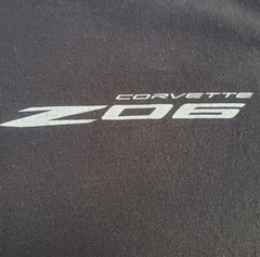 Chevrolet Corvette C8 Z06 Silhouette T Shirt Mens Large Black District