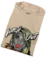 Men’s Outrank Cotton T-Shirt Size 2XL Beige WATCH OUT FOR SNAKES Graphics New