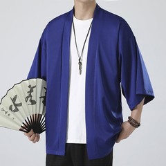 Comfy Fashion Shirt Jacket Yukata 3/4 Sleeve Cardigan Coat Japanese Kimono