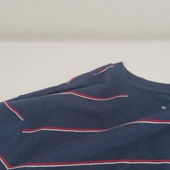 Goodfellow & Co Men’s Blue/Red/White Striped Short Sleeve Crew Neck Tee 2XL