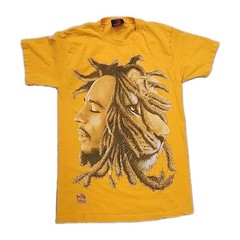 Bob Marley Zion Lion Rootswear T Shirt Sz S Rasta Tee Made in USA