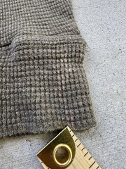 RRL Ralph Lauren Shirt Mens Medium Olive Green Waffle Knit Thermal Long Sleeve