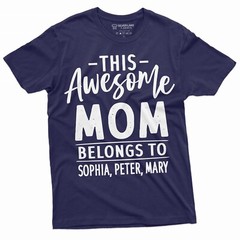 Personalized Mom Shirt Mother’s Day Shirt For Mom Customizable Mom T-Shirt