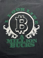 Satoshi Nakamoto – Million Bucks Cut-Off T-Shirt Size: L