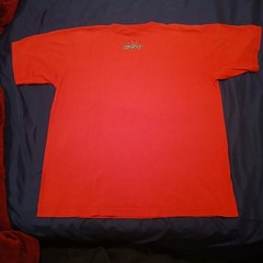 Vintage JNCO T-Shirt Red Flaming Skull Dice Graphic Y2K Skate USA Mens XL