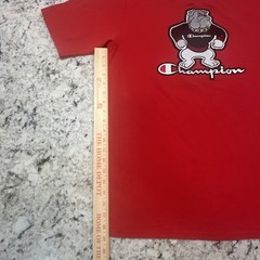 VTG Champion Georgia Bulldog Logo Mascot Crewneck Hip Hop Chain Shirt 90s Style