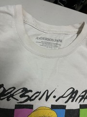 Anderson Paak Best Teef in the Game Tour 19 Men’s T Shirt XL White Tour *stain*