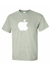 New Apple Logo T Shirt Apple New Shirt Unisex S-XL Sizes 9-Colors Cotton T-Shirt