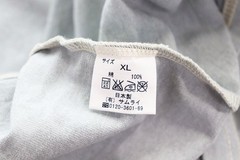 Samurai Jeans 15SS SJST15104 XL Size Gray 20s Cation Color Heather Tshirt Made
