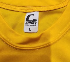 C2 Sport Five Star Mafia Shirt Mens Large Yellow