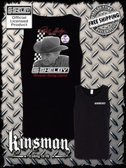 Carroll Shelby Portrait 2-Sided Tank Top T-Shirt GT 500 Ford Mustang