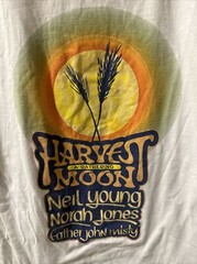 MEDIUM Neil Young Father John Misty Shirt Norah Jones Harvest Moon 2019 Concert