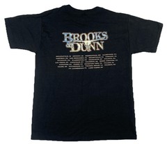 Vintage Brooks & Dunn Electric Rodeo Concert Tour T-Shirt Black Men’s Medium