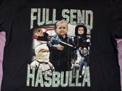 Full Send Hasbulla Shirt Mens XL Black Funny Baby Graphic Print Tee Streetwear