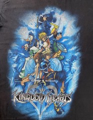 Y2K Kingdom Hearts Promo T-Shirt Disney Square Enix Medium Size