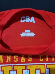 NFL Team Apparel Kansas City Chiefs Red Graphic T-Shirt Mens Large