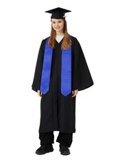 6 Pieces 72 Inch Unisex Blank Graduation Stole Plain Grad Sash Honor Scarf