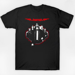 White Band Member In Red Line Frame T-Shirt