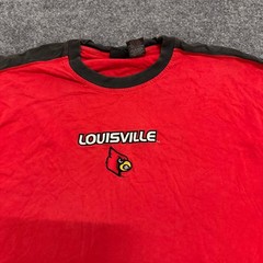Pro Edge T-Shirt Mens XL Red Louisville Cardinals Cotton Short Sleeve NCAA Sport
