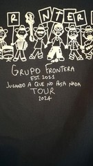 🌟 Grupo Frontera Jugando A Que No Pasa Nada Tour 2024 ORIG MERCH Tshirt S