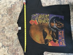 Vintage 90s 2Pac Tupac All Eyes On Me Against The World Rap T Shirt Size XL Fade