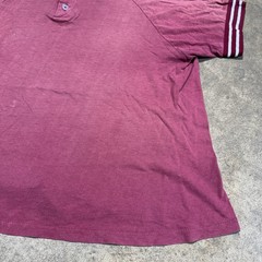 Vtg 90s Sun Faded Blank T-Shirt Medium Red Men Distressed Worn Skate Punk Grunge