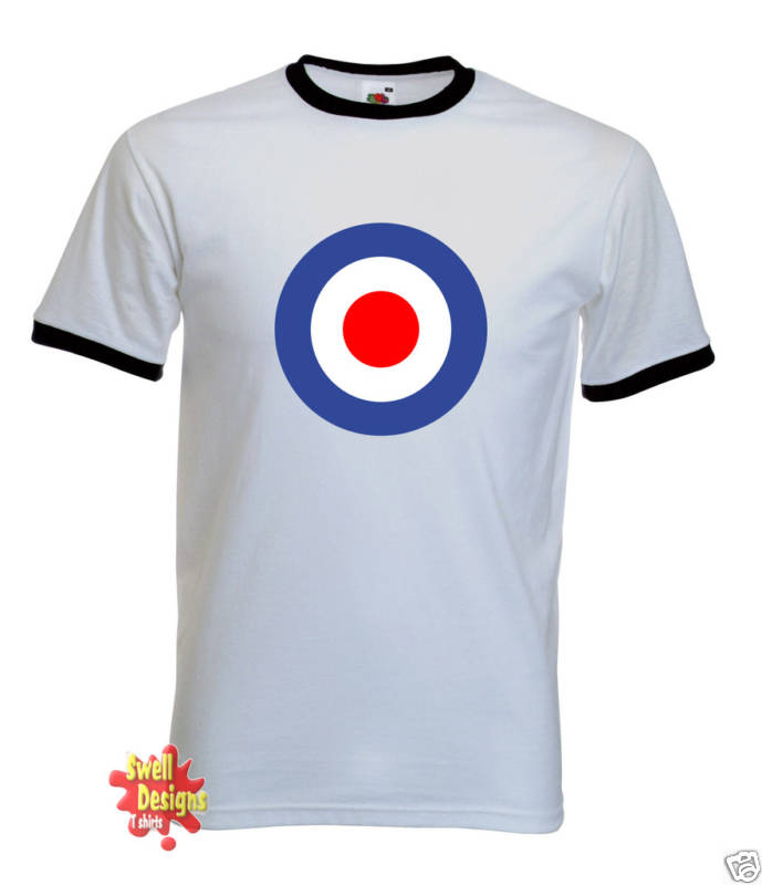 TARGET mod 60s 70s cool retro T shirt