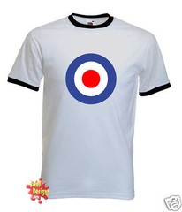 TARGET mod 60s 70s cool retro T shirt