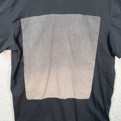 Correll Correll Mens Size Medium Gradient Graphic Organic Cotton T-Shirt Black