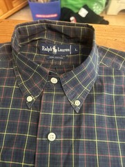 Ralph Lauren Blake Shirt L Cotton 1990s-2000s Hong Kong Japan