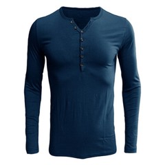 Zonbailon men’s t-shirt solid color moisture wicking quick dry soft long sleeve