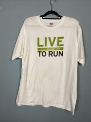 Bolder to Boulder 2007 T Shirt Sz XL White 5K Running Race Live to Run Colorado