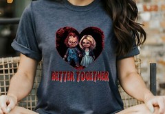 Chucky And Tiffany Valentine’s Day T-shirt, Anti Valentine Day tshirt