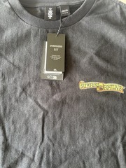 NWT Quiksilver Surfers of Fortune Boogieman T Shirt Mens Large Black Oversized