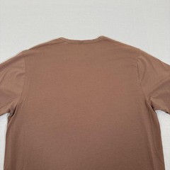 Vuori Shirt Mens Medium Brown Linear Tech Pocket Tee Performance Stretch Gym