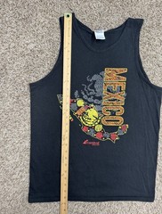 Mexico Carnival Cruise Shirt Tank Top Men’s Large Black Sleeveless Travel Beach