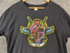 Anime Shirt Mens XL Isekai Black Rising Of Shield Hero Gun Gale Gildan Ringspun