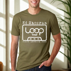 Ed Sheeran Loop Tour 2026 Shirt, Retro Cassette Concert Fan Gift Tee