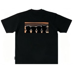 Starbucks Bearista Town Collection Embroidered Crew Neck Pure Cotton T-shirt