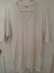 GEMROCK 100% Cotton Size 3XL White Tee Shirt Preowned But Barely If Ever Worn