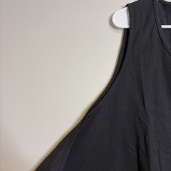 Big Dude Tank Sz 6X Men’s Big and Tall Black Shirt Summer Workout Gym Muscle NEW