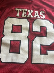 Buc-ee’s Store Official Red Mesh Football Jersey Texas #82 Men’s Sz M Medium