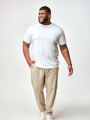 NEW Men’s Fresh Clean Threads All White Crew 6-Pack- Regular FIT-SHIPS FREE!