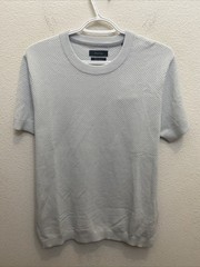 NEW Porter & Ash Men’s Small Gray Fine Cotton Refined Structure T-Shirt NWT